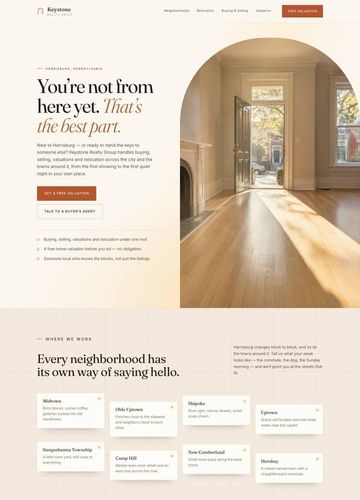 Keystone Realty Group website design